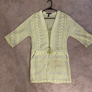 BCBG GOLD/YELLOW DRESS SIZE XS